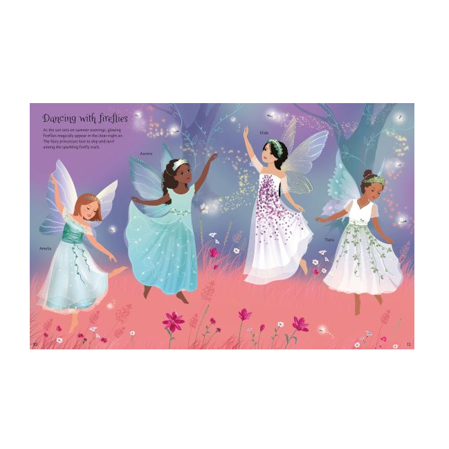 Little Sticker Dolly Dressing Fairy Princesses Sticker Book, Usborne