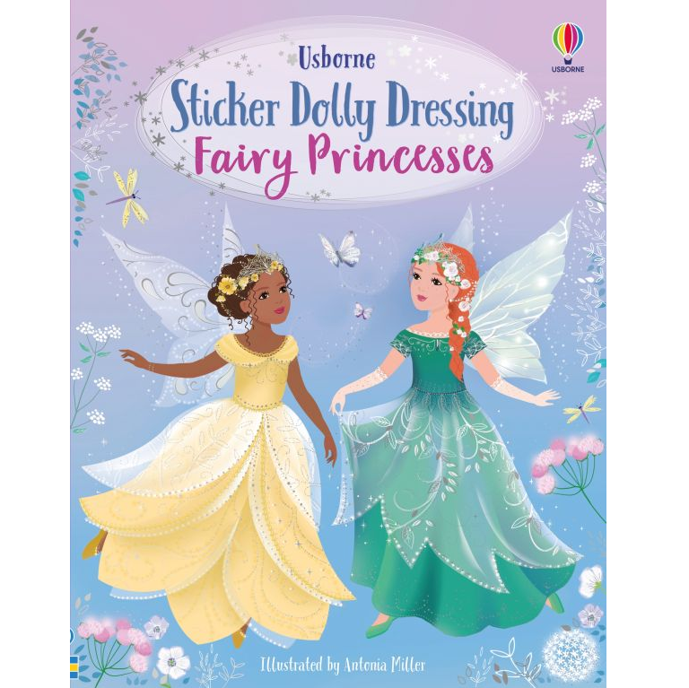 Little Sticker Dolly Dressing Fairy Princesses Sticker Book, Usborne