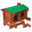 Roy Toy Miniature Log Cabin Set No. 9 The Camp