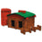 Roy Toy 73 pc. Farm Playset Canvas Bag