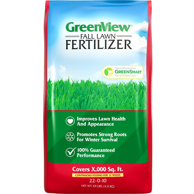GreenView Fall Lawn Fertilizer with GreenSmart