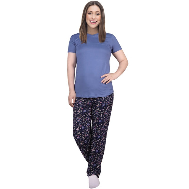 Women's Lounge Pants, Heather Denim