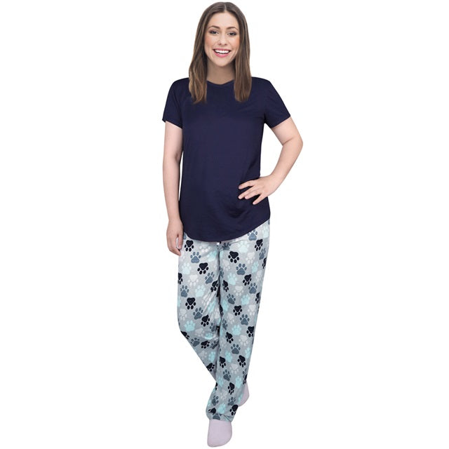 Women's Lounge Pants, Paw Print