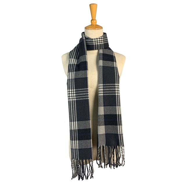 Men's Timeless Plaid Scarf, Assorted