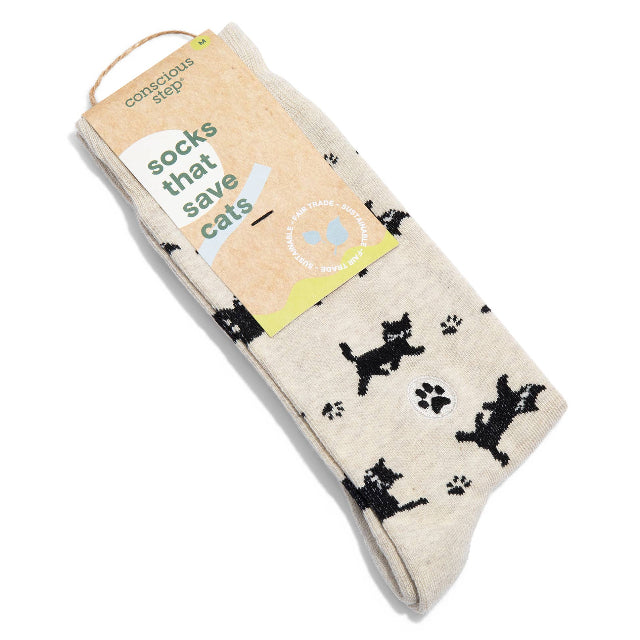 Socks that Save Cats (Beige Cats)