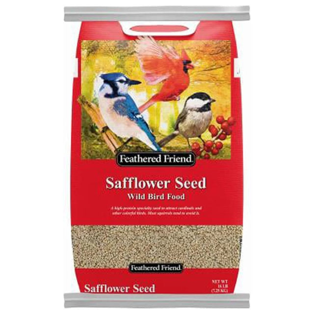 Feathered Friend Safflower Seed Wild Bird Food