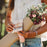 K'lani "Bloom" Maroon & Pink with Pressed Flowers Hair Tie Bracelets