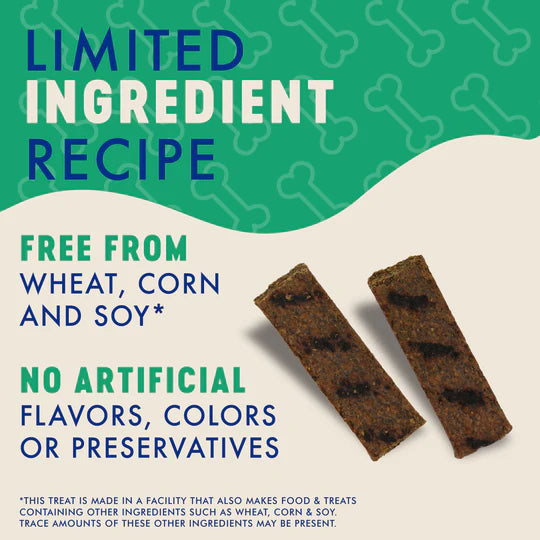 Finley's Duck Recipe Griller Strips Soft & Chewy Dog Treats 14.5 oz.