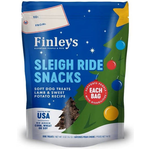 Finley's Sleigh Ride Snacks Lamb Recipe Soft Chew Dog Treats 6oz.