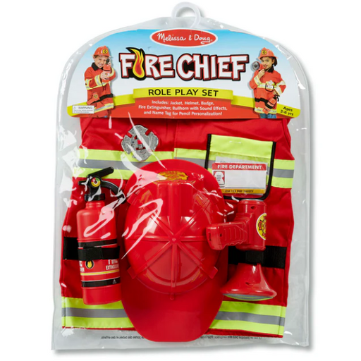 Melissa & Doug Fire Chief Role Play Costume Set