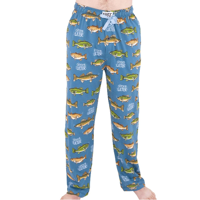 LazyOne Catch Ya Later Men's Fish PJ Pant