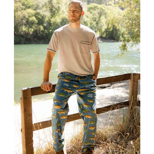 LazyOne Catch Ya Later Men's Fish PJ Pant