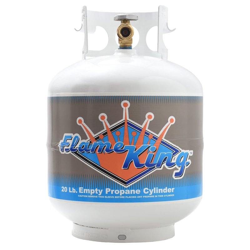 Flame King Empty Propane Cylinder, 20lb Capacity