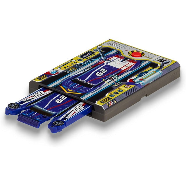 Flat 2 Fast STUNT Card Racer with Pocket Launcher, Assorted