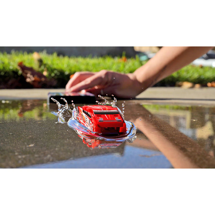 Flat 2 Fast STUNT Card Racer with Pocket Launcher, Assorted