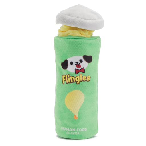 Bark Flingles Can Potato Chips Snack Dog Toy