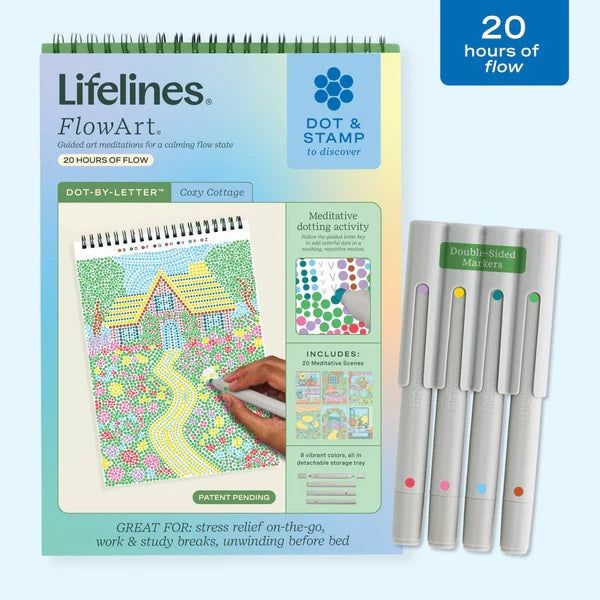 Lifelines FlowArt® Dot-By-Letter Cozy Cottage