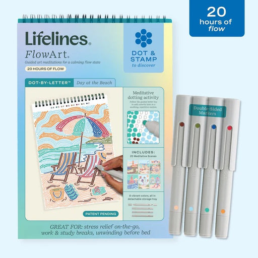 Lifelines FlowArt® Dot-By-Letter Beach Day