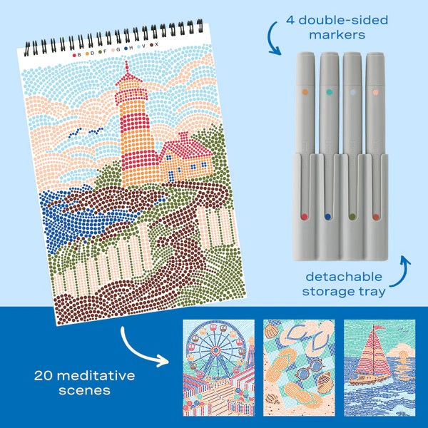 Lifelines FlowArt® Dot-By-Letter Beach Day