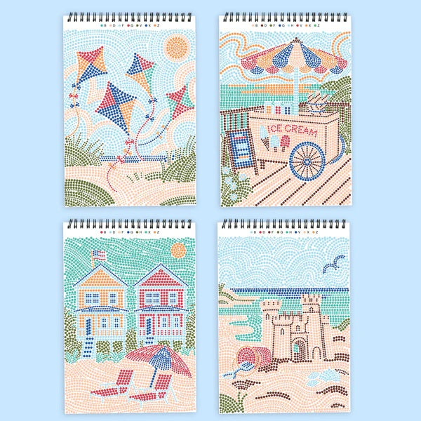 Lifelines FlowArt® Dot-By-Letter Beach Day
