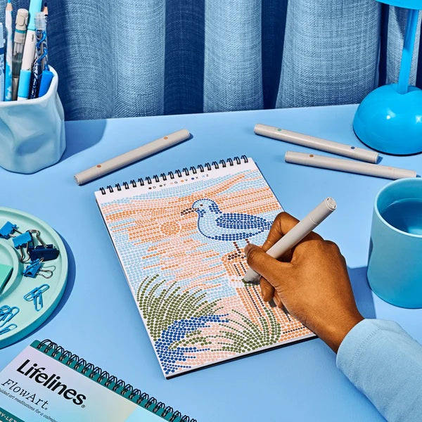 Lifelines FlowArt® Dot-By-Letter Beach Day
