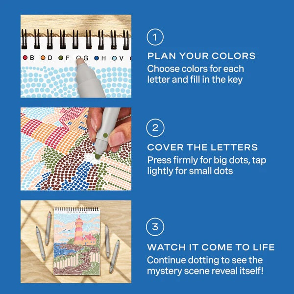 Lifelines FlowArt® Dot-By-Letter Beach Day