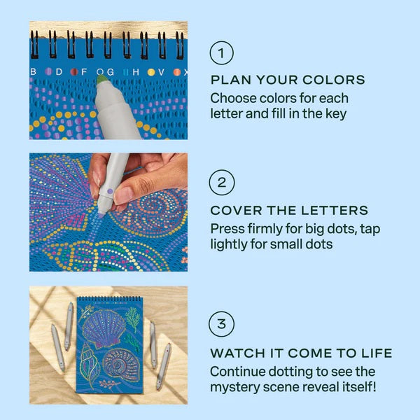 Lifelines FlowArt® Dot-By-Letter Into the Deep Metallic