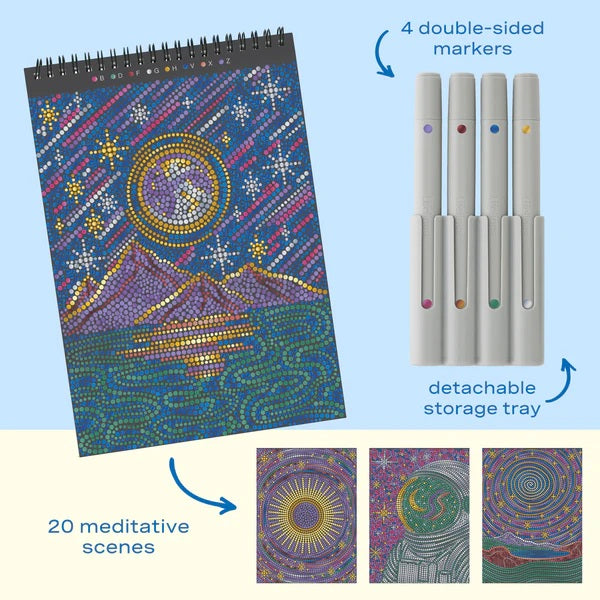 Lifelines FlowArt® Dot-By-Letter Into the Galaxy Metallic