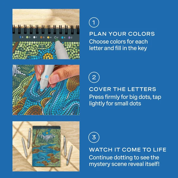 Lifelines FlowArt® Dot-By-Letter Majestic Earth