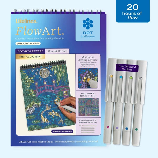 Lifelines FlowArt® Dot-By-Letter Moonlit Garden