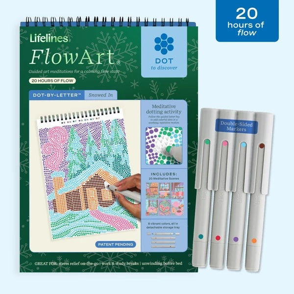 Lifelines FlowArt® Dot-By-Letter Snowed In