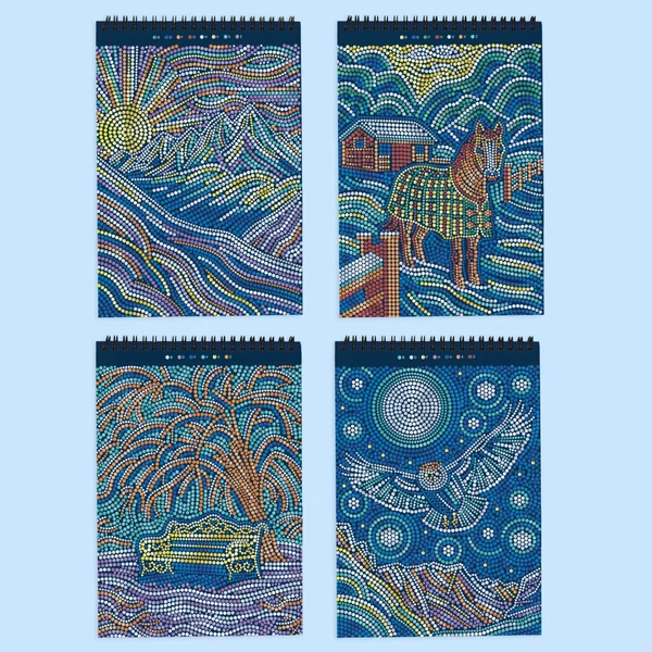 FlowArt®-Dot-By-Letter, Winter's Glow-Metallic Ink, Limited Edition 2026 Holiday Collection