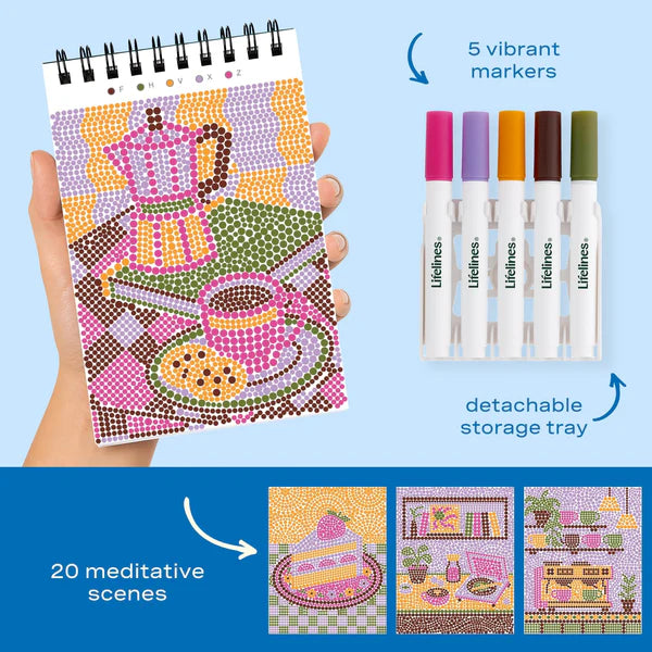 Lifelines FlowArt® Mini: Dot-by-Letter Café Comforts