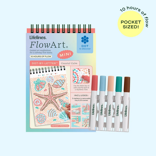 FlowArt® Mini - Dot-by-Letter Coastal Calm