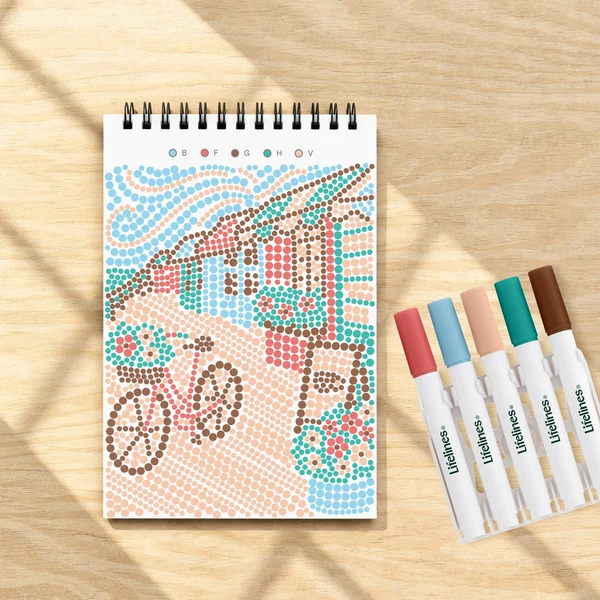 FlowArt® Mini - Dot-by-Letter Coastal Calm