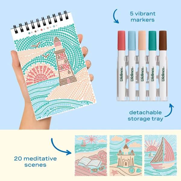 FlowArt® Mini - Dot-by-Letter Coastal Calm