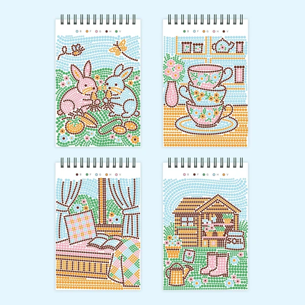 FlowArt® Mini - Dot-by-Letter Cottage Garden