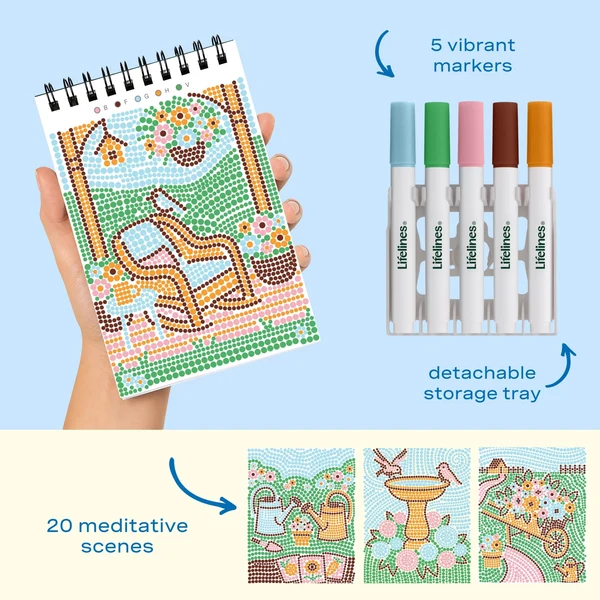 FlowArt® Mini - Dot-by-Letter Cottage Garden