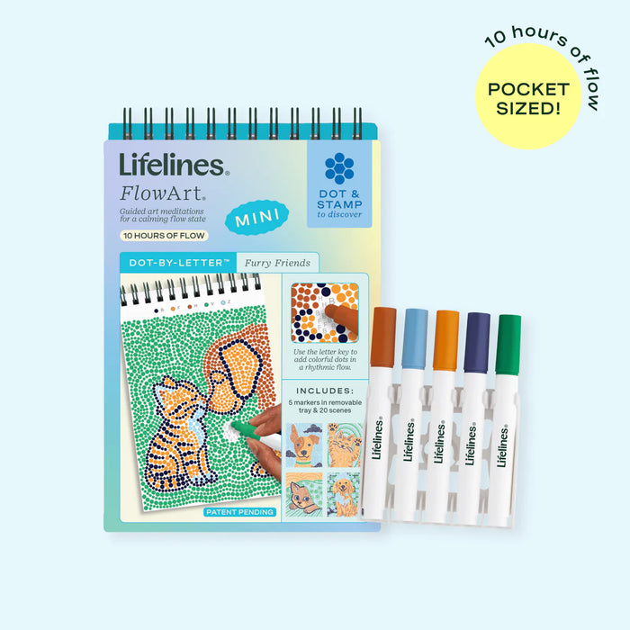 Lifelines FlowArt® Mini: Dot-by-Letter Furry Friends