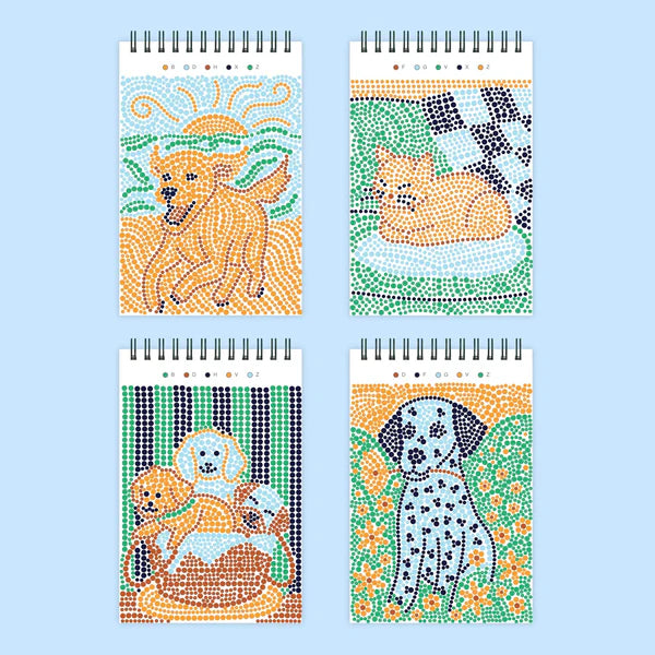 Lifelines FlowArt® Mini: Dot-by-Letter Furry Friends