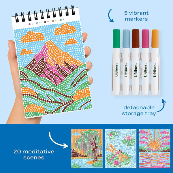 Lifelines FlowArt® Mini: Dot-by-Letter Nature's Wonders