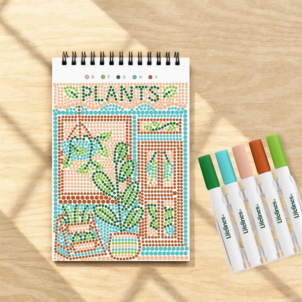 FlowArt® Mini - Dot-by-Letter Plant Paradise