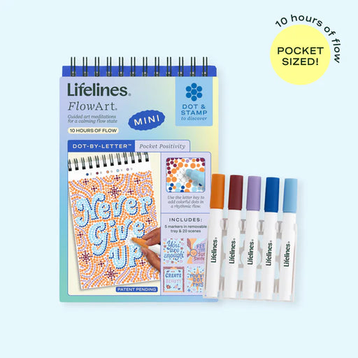 Lifelines FlowArt® Mini: Dot-by-Letter Pocket Positivity