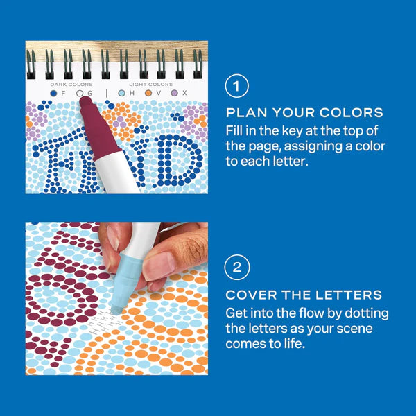 Lifelines FlowArt® Mini: Dot-by-Letter Pocket Positivity