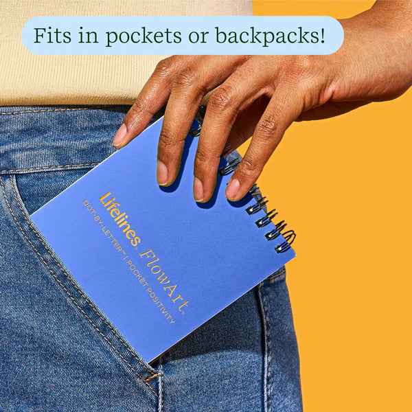 Lifelines FlowArt® Mini: Dot-by-Letter Pocket Positivity