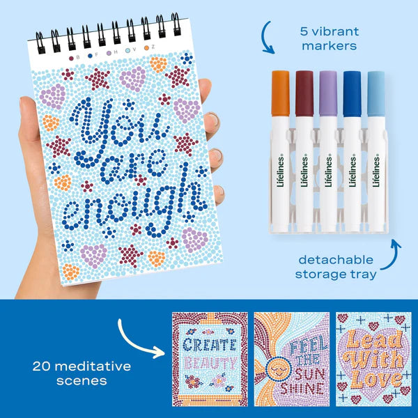 Lifelines FlowArt® Mini: Dot-by-Letter Pocket Positivity