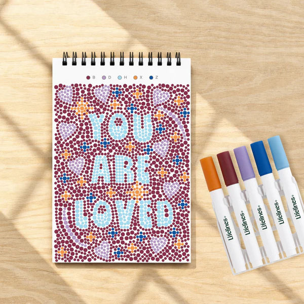 Lifelines FlowArt® Mini: Dot-by-Letter Pocket Positivity