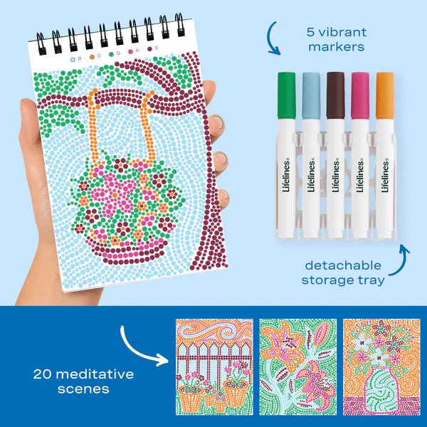 Lifelines FlowArt® Mini: Dot-by-Letter Pretty Petals