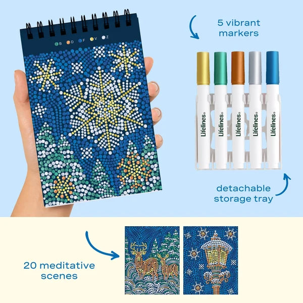 Lifelines FlowArt® Mini: Dot-by-Letter Small Town Serenity