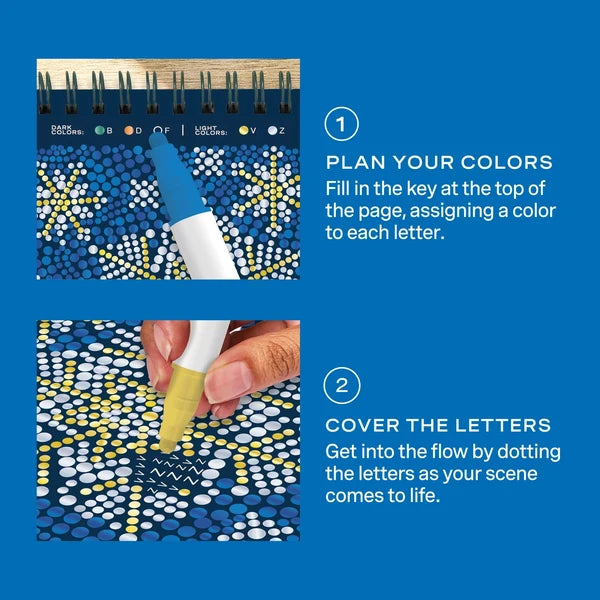 Lifelines FlowArt® Mini: Dot-by-Letter Small Town Serenity